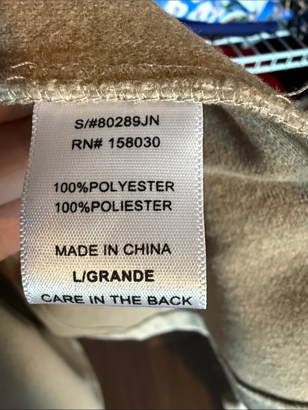 Love Tree Long Tan Coat - Picture 6 of 6